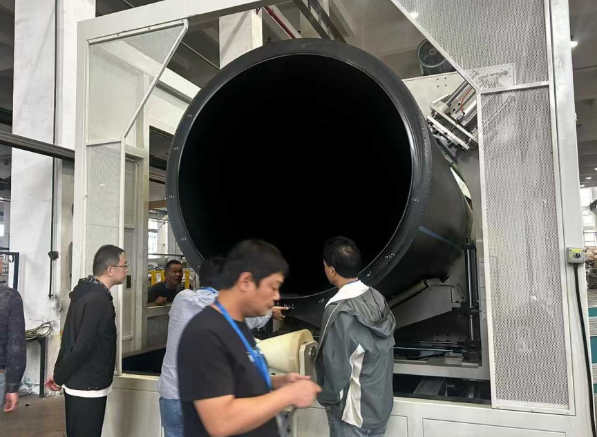 HDPE тръби с по-голям диаметър и проблеми с охлаждането